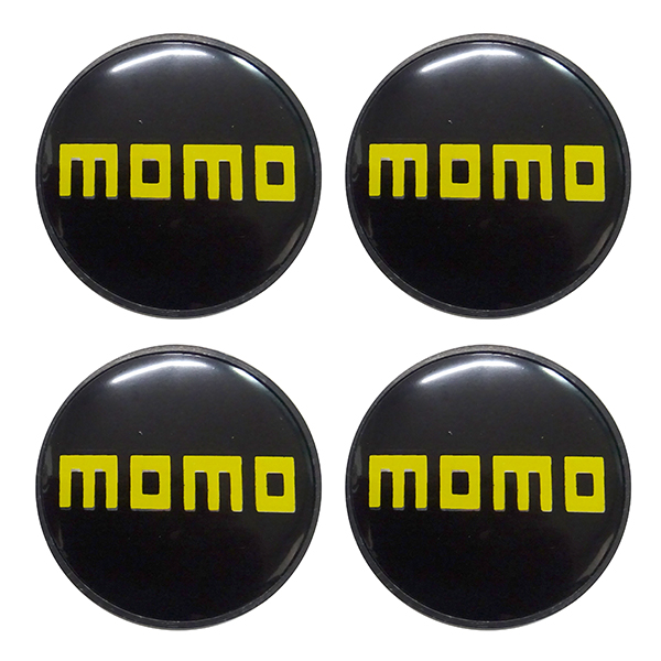 MOMO ΤΑΠΕΣ ΚΕΝΤΡΟΥ ΖΑΝΤΑΣ ΜΑΥΡΟ/ΚΙΤΡΙΝΟ ΚΟΥΜΠΩΤΕΣ (ΕΣΩΤΕΡ. 56mm ΚΑΙ ΕΞΩΤΕΡ. 58mm) 4ΤΕΜ.