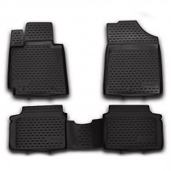 ΠΑΤΑΚΙΑ ΣΕ ΣΚΑΦΗ TPE ΛΑΣΤΙΧΟ ΓΙΑ HYUNDAI i20 HTB 2019+  ΣΕ ΜΑΥΡΟ ΧΡΩΜΑ NOVLINE - 4 ΤΕΜ.