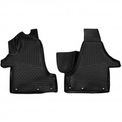 ΠΑΤΑΚΙΑ ΣΕ ΣΚΑΦΗ TPE ΛΑΣΤΙΧΟ ΓΙΑ VW TRANSPORTER T6 2015+  ΣΕ ΜΑΥΡΟ ΧΡΩΜΑ NOVLINE - 2 ΤΕΜ.