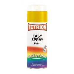 CarPlan - ΧΡΩΜΑ ΣΕ ΣΠΡΕΥ ΚΙΤΡΙΝΟ TETRION EASY SPRAY YELLOW ΠΟΛΛΑΠΛΩΝ ΧΡΗΣΕΩΝ 400ML - 1 τεμ. (CP-EPY406)