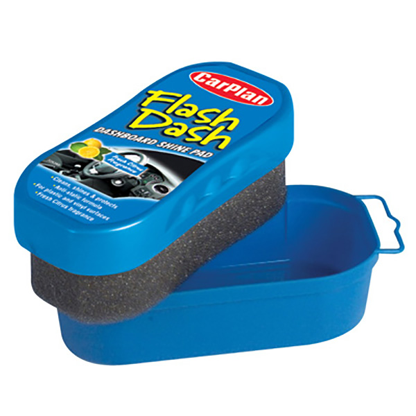 CarPlan - ΣΦΟΥΓΓΑΡΙ ΧΕΙΡΟΣ ΜΕ ΥΓΡΟ ΓΥΑΛΙΣΜΑΤΟΣ ΓΙΑ ΤΑΜΠΛΟ (ΑΡΩΜΑ ΚΙΤΡΟ) CARPLAN FLASH DASH SHINE PAD - 1 τεμ. (CP-FDP001)
