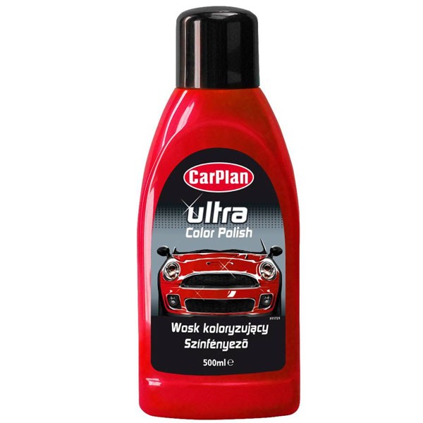 ΓΥΑΛΙΣΤΙΚΟ ΥΓΡΟ ULTRA ΓΙΑ ΚΟΚΚΙΝΟ ΧΡΩΜΑ CARPLAN ULTRA COLOR POLISH RED 500ML