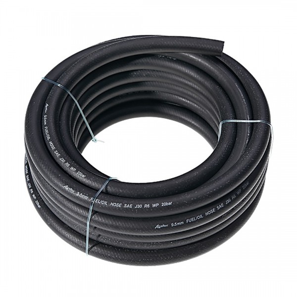 Amio - ΣΩΛΗΝΑΚΙ ΜΑΥΡΟ ΛΑΣΤΙΧΕΝΙΟ Φ 16mm - ΤΡΙΠΛΗ ΣΤΡΩΣΗ - ΜΗΚΟΣ 10 m - 1 ΤΕΜ. (G07993/AM)