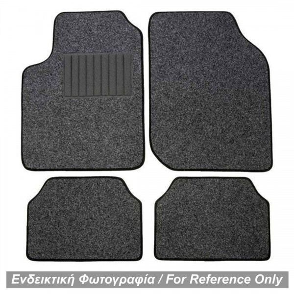 ΠΑΤΑΚΙΑ ΜΟΚΕΤΑ ΓΙΑ TOYOTA YARIS (ΟΧΙ HYBRID) 2010+03/2017+ (ΓΚΡΙ ΜΕ ΜΑΥΡΟ ΡΕΛΙ) - 4 ΤΕΜ.