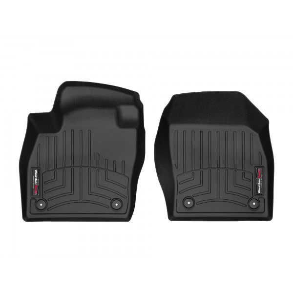 ΠΑΤΑΚΙΑ  ΓΙΑ VW POLO MK6 2017+ /AUDI A1 2018+ /SKODA SCALA 2018-2021  ΜΠΡΟΣΤΙΝΑ ΜΑΥΡΑ 2ΤΕΜ WEATHERTECH