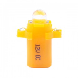 BAX 12V B8,3d 0,2W LED 1xFLUX 5mm ΚΙΤΡΙΝΟ 1ΤΕΜ.