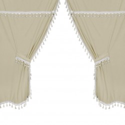 ΣΕΤ ΚΟΥΡΤΙΝΕΣ ΝΤΑΛΙΚΑΣ PREMIER SMART CABIN ΚΡΕΜ 5ΤΕΜ.