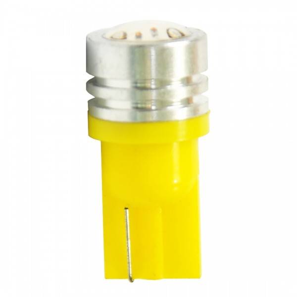 T10 W5W 12V W2,1x9,5d LED 1xHP ΚΙΤΡΙΝΟ (ΚΑΡΦΩΤΟ ΑΚΑΛΥΚΟ) BLISTER 2ΤΕΜ. M-TECH