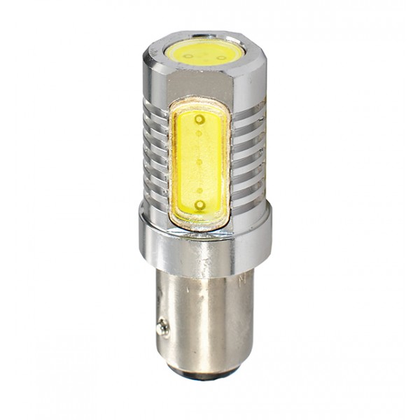 P21/5W 12V BAY15d LED 4xHP 1,5W PREMIUM ΛΕΥΚΟ (ΔΙΠΟΛΙΚΟ) BLISTER 1 ΤΕΜ.