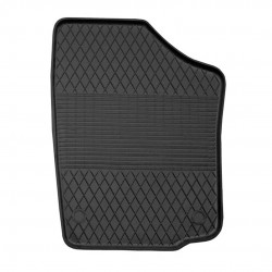 Amio -  ΠΑΤΑΚΙ ΣΕ ΣΚΑΦΗ ΛΑΣΤΙΧΟ ΓΙΑ SKODA RAPID ΣΥΝΟΔΗΓΟΥ/ΜΠΡΟΣΤΑ ΔΕΞΙΑ (ΜΑΥΡΟ) - 1 ΤΕΜ. (MG-S-P/AM)