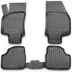 OPEL ASTRA H 03/2004-04/2010 ΠΑΤ.ΜΑΡΚ.ΛΑΣΤΙΧΟ ΣΚΑΦΑΚΙΑ (ΑΝΘΡΑΚΙ/ΣΚΟΥΡΟ ΓΚΡΙ) - 4 ΤΕΜ.