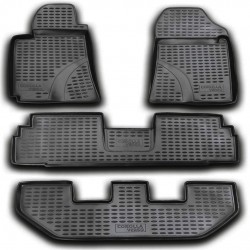 TOYOTA COROLLA VERSO 04/04-05/09 ΠΑΤ.ΜΑΡΚ.ΛΑΣΤΙΧΟ ΣΚΑΦΑΚΙΑ (ΑΝΘΡΑΚΙ/ΣΚΟΥΡΟ ΓΚΡΙ)