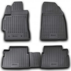 TOYOTA COROLLA 01/2007-2013 ΠΑΤ.ΜΑΡΚ.ΛΑΣΤΙΧΟ ΣΚΑΦΑΚΙΑ 4ΤΕΜ. (ΑΝΘΡΑΚΙ/ΣΚΟΥΡΟ ΓΚΡΙ)