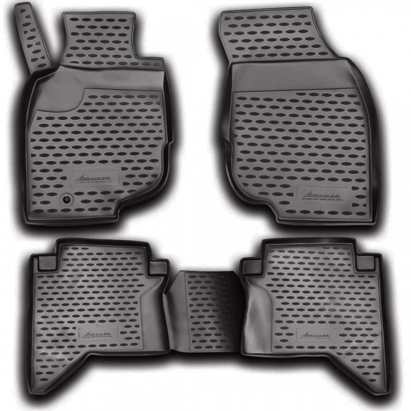 TOYOTA HILUX 2008+ ΠΑΤ.ΜΑΡΚ.ΛΑΣΤΙΧΟ ΣΚΑΦΑΚΙΑ 4ΤΕΜ. (ΑΝΘΡΑΚΙ/ΣΚΟΥΡΟ ΓΚΡΙ)