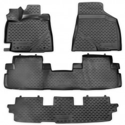 TOYOTA HIGHLANDER 2010-2014 ΠΑΤ.ΜΑΡΚ.ΛΑΣΤΙΧΟ ΣΚΑΦΑΚΙΑ 4ΤΕΜ. (ΑΝΘΡΑΚΙ/ΣΚΟΥΡΟ ΓΚΡΙ)