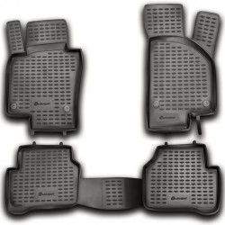 VW PASSAT 03/2005-12/2010 ΜΑΡΚΕ ΠΑΤΑΚΙΑ ΣΕ ΣΚΑΦΗ NOVLINE (ΑΝΘΡΑΚΙ/ΣΚΟΥΡΟ ΓΚΡΙ) - 4 ΤΕΜ.