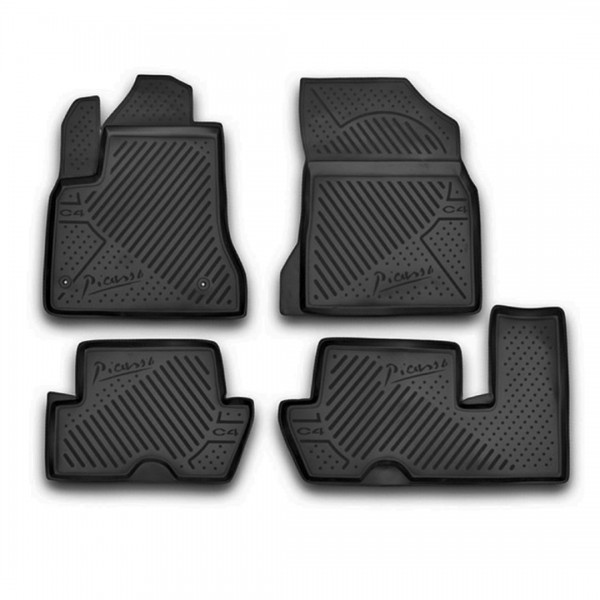 CITROEN C4 PICASSO 03/2007+ ΠΑΤ.ΜΑΡΚ.ΛΑΣΤΙΧΟ ΣΚΑΦΑΚΙΑ (ΑΝΘΡΑΚΙ/ΣΚΟΥΡΟ ΓΚΡΙ) - 4 ΤΕΜ.