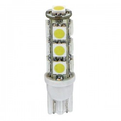 T10 W5W 12V W2,1x9,5d 80lm HYPER-LED39 ΛΕΥΚΟ 13SMDx3chips (ΔΙΠΛΗΣ ΠΟΛΙΚΟΤΗΤΑΣ) BLISTER 2ΤΕΜ.