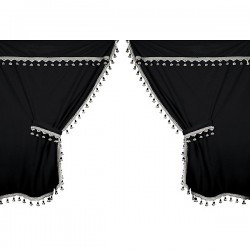 ΣΕΤ ΚΟΥΡΤΙΝΑΚΙΑ-ΣΚΙΑΣΤΡΑ ΦΟΡΤΗΓΟΥ ΜΑΥΡΟ