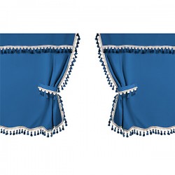 ΣΕΤ ΚΟΥΡΤΙΝΑΚΙΑ ΚΑΜΠΙΝΑΣ ΦΟΡΤΗΓΟΥ OSCURA ΜΠΛΕ - 2 ΤΕΜ