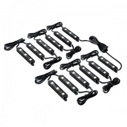 ΣΕΤ LED 12x3 SMD HYPER ΕΞΩΤΕΡΙΚΟΥ/ΕΣΩΤΕΡΙΚΟΥ ΔΙΑΚΟΣΜΗΤΙΚΟΥ ΦΩΤΙΣΜΟΥ 10,6m (ΑΔΙΑΒΡΟΧΑ/ΜΠΛΕ)