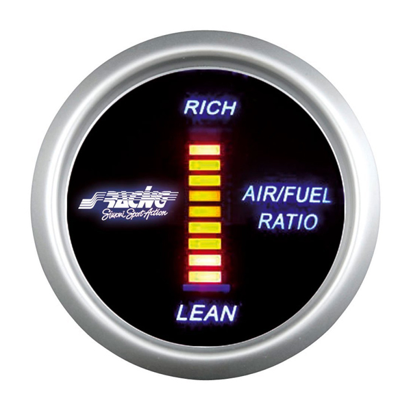 HALLMETER ΨΗΦΙΑΚΟ 52mm ΜΑΥΡΟ ΜΕ ΚΑΘΕΤΗ ΣΤΗΛΗ ΕΝΔΕΙΞΕΩΝ