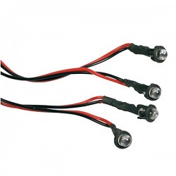 ΣΕΤ ΛΑΜΠΑΚΙΑ 4 LED / 12V 5mm