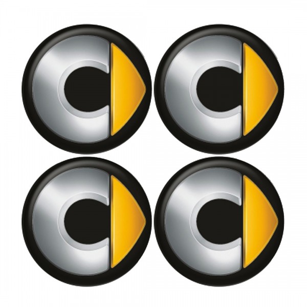 SMART ΑΥΤΟΚΟΛΛΗΤΑ ΣΗΜΑΤΑ ΖΑΝΤΩΝ 6 cm ΜΑΥΡΑ ΜΕ ΕΠΙΚΑΛΥΨΗ ΣΜΑΛΤΟΥ - 4 ΤΕΜ.