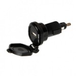 Φορτιστής USB 2.4A για πρίζα αναπτήρα DIN αδιάβροχος Lampa 38880