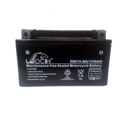 Μπαταρία MOTO Leoch EBX7A-BS 6Ah (YTX7A-BS,YTX7A-4, YTX7ABS, GTX7A-BS, PTX7A-BS) AGM 