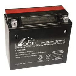 Μπαταρία MOTO Leoch EBX20L-BS 18Ah (YTX20L-BS, YTX20L-4, GTX20L-BS) AGM