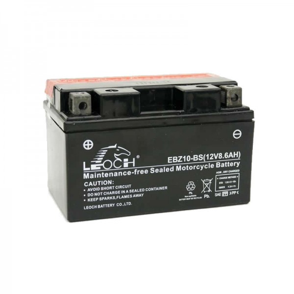 Μπαταρία MOTO Leoch EBZ10-BS 8.6Ah (YTZ10S-BS, TTZ10S-BS, TTZ10S-4, YTZ10-BS, YTZ10S, GTZ10S) AGM Μπαταρία MOTO Leoch EBZ10-BS 8.6Ah (YTZ10S-BS, TTZ10S-BS, TTZ10S-4, YTZ10-BS, YTZ10S, GTZ10S) AGM