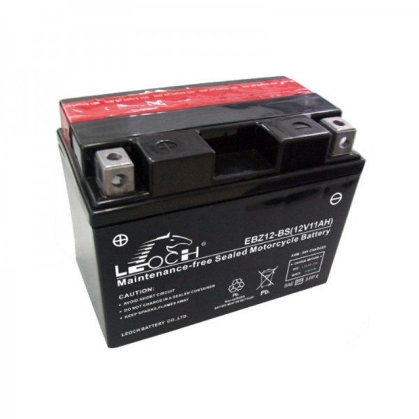 Μπαταρία MOTO Leoch EBZ12-BS 11Ah (YTZ12S-BS, TTZ12S-BS, TTZ12S-4, GTZ12S-BS, PTZ12S, FTZ12S) AGM