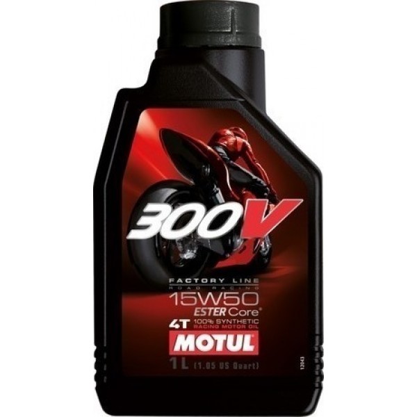 Λιπαντικό ΜΟΤΟ Motul 300V 4T FL 15W50 1lt