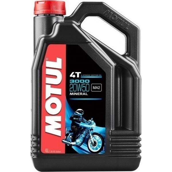 Λιπαντικό ΜΟΤΟ Motul 3000 4T 20W-50 4L