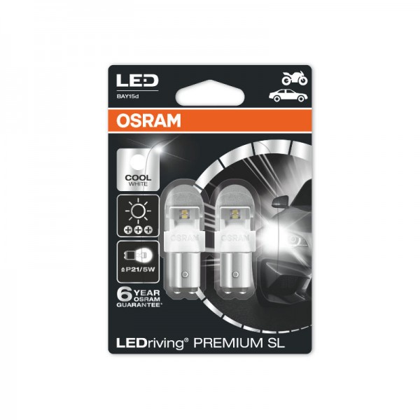 Λάμπες Osram LEDriving Premium P21/5W 1557CW-02B 2τμχ