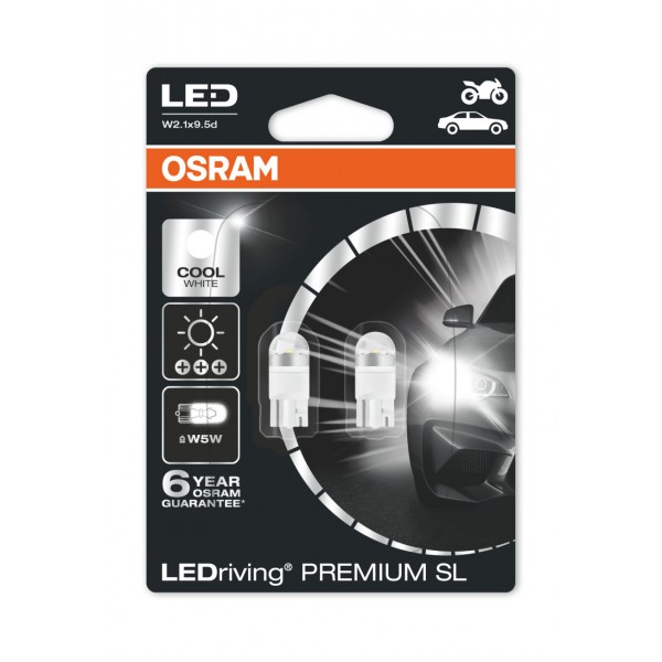 Λάμπες Osram LEDriving Premium W5W 2850CW 2τμχ