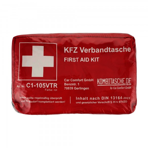KFZ ΦΑΡΜΑΚΕΙΟ - ΚΙΤ ΠΡΩΤΩΝ ΒΟΗΘΕΙΩΝ DIN 13164:2022