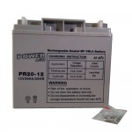 Μπαταρία ΕΠΑΝΑΦΟΡΤΙΖΟΜΕΝΗ Power PR20-12 12V 20Ah VRLA - AGM 