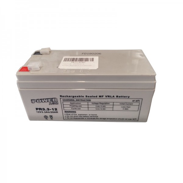 Μπαταρία συναγερμού/UPS VRLA Power PR3.3-12 12V 3.3Ah    