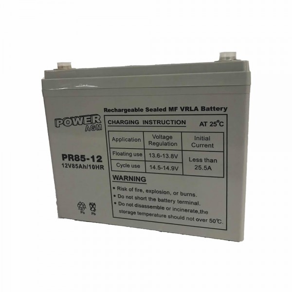 Μπαταρία ΕΠΑΝΑΦΟΡΤΙΖΟΜΕΝΗ Power PR85-12 12V 85Ah VRLA - AGM 