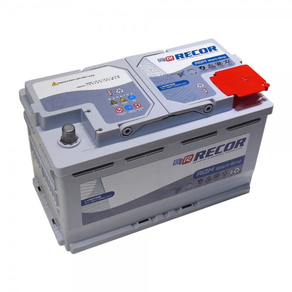 Μπαταρία Αυτοκινήτου AGM START-STOP RECOR 80AH 800A