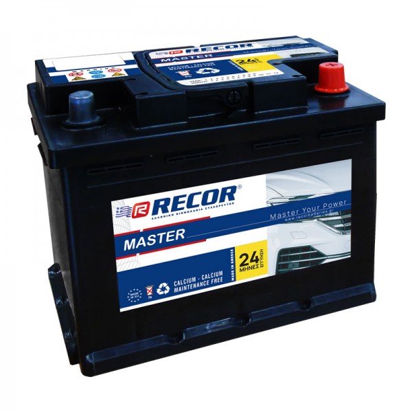 Μπαταρία RECOR 55254xM 52AH 440A Μπαταρία RECOR 55254xM 52AH 440A