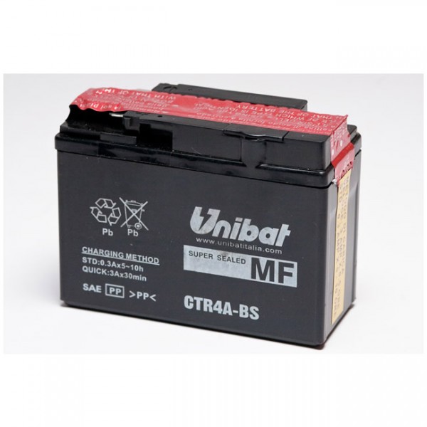 Μπαταρία MOTO UNIBAT CTR4A-BS (YTR4A-BS) 